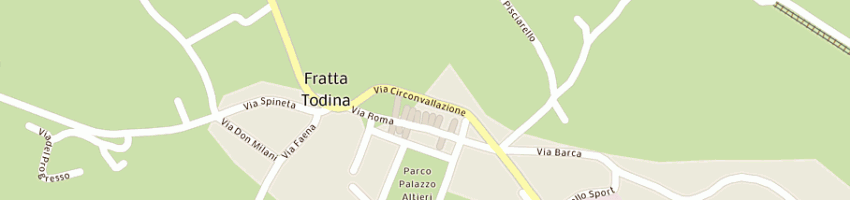 Mappa della impresa bicchierari rosanna a FRATTA TODINA