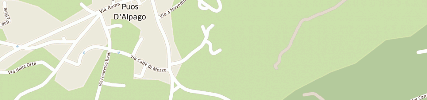Mappa della impresa istituto comprensivo scuola materna elementare e media a PUOS D ALPAGO
