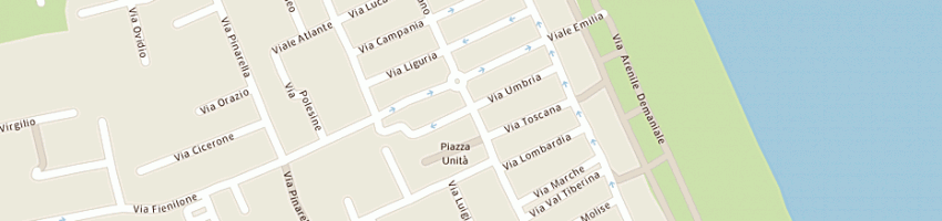 Mappa della impresa carriero maria e c sas a CERVIA