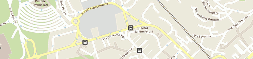 Mappa della impresa jet moda per tutti srl a PERUGIA