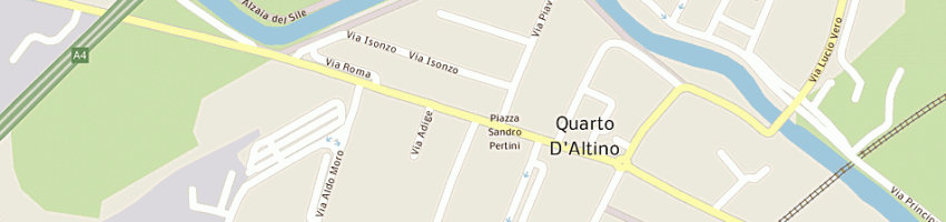 Mappa della impresa diemme service snc di zausa davide e baroni massimo a quarto d altino