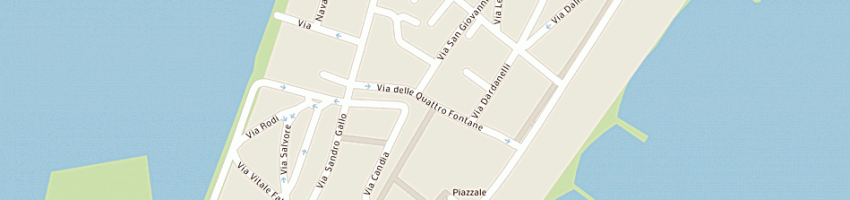 Mappa della impresa societa' bocciofila lidense a VENEZIA