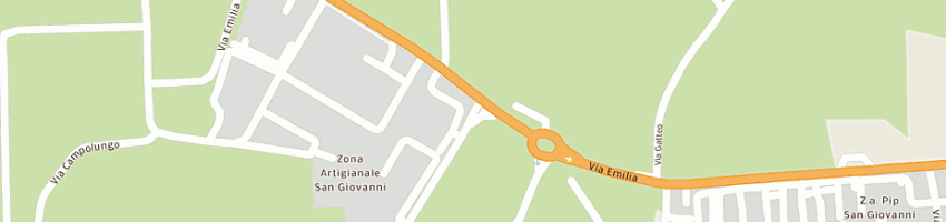 Mappa della impresa grilli fabio a LONGIANO