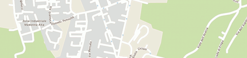 Mappa della impresa giorgetti srl a PERUGIA