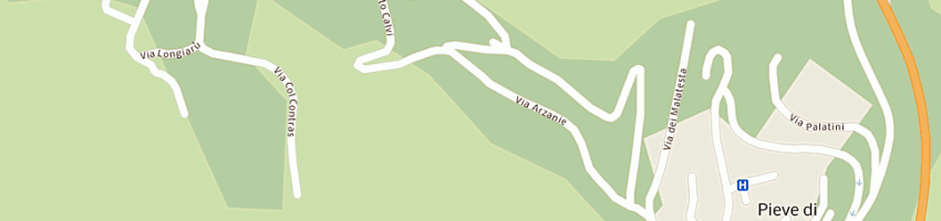 Mappa della impresa giacobbi valentino a PIEVE DI CADORE