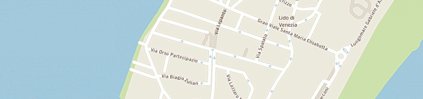 Mappa della impresa la cicala sas di dorotini massimo e c a VENEZIA