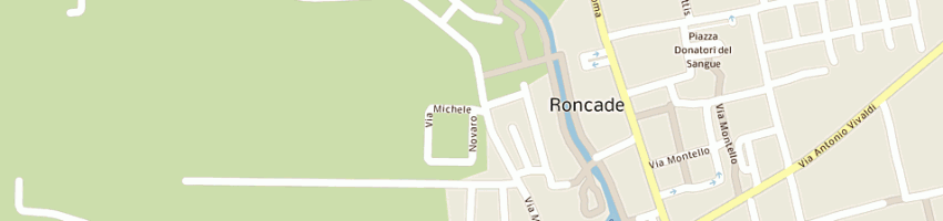 Mappa della impresa giacomin mario a RONCADE