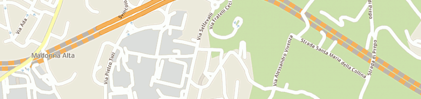 Mappa della impresa sicor sas a PERUGIA