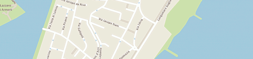Mappa della impresa j nani snc di baldanello silvia e c a VENEZIA