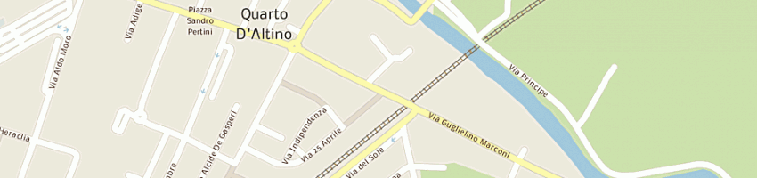 Mappa della impresa autosalone serenissima di scaramuzza oscar e c (snc) a quarto d altino