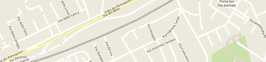 Mappa della impresa caffe' bistrot a ROMA
