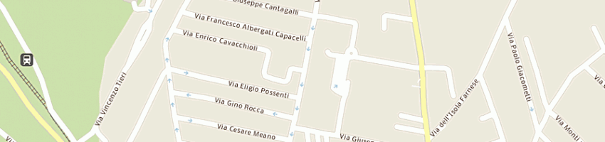 Mappa della impresa produ co piccola scrl a ROMA