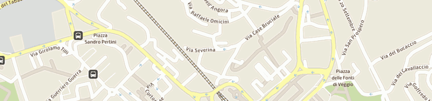 Mappa della impresa convento frati cappuccini rifugio francescano a PERUGIA