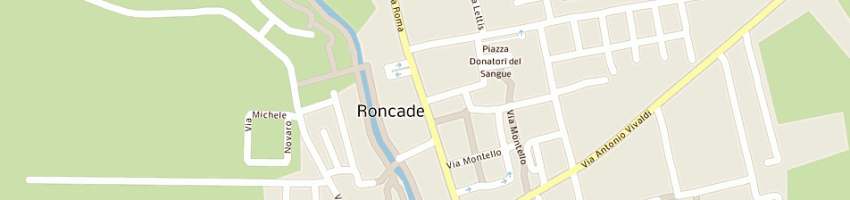 Mappa della impresa trattoria roma a RONCADE
