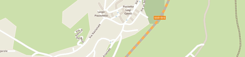 Mappa della impresa site spa a PIEVE DI CADORE