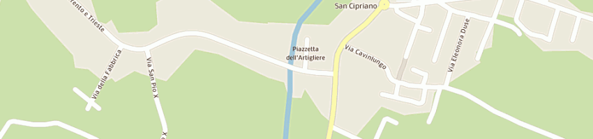 Mappa della impresa termoidraulpivetta e simonato snc di pivetta ge simonato r a RONCADE