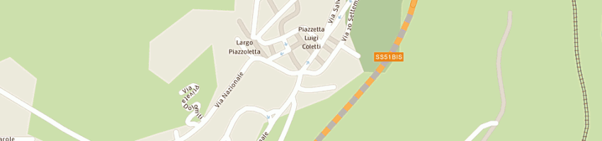Mappa della impresa olivotto ugo e c (snc) a PIEVE DI CADORE