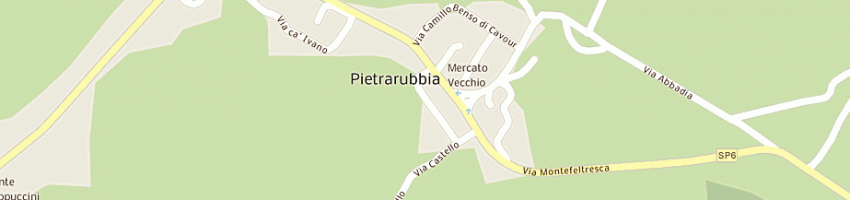 Mappa della impresa barbarossa augusto a PIETRARUBBIA