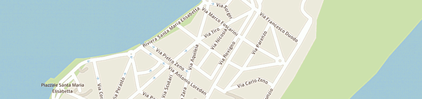 Mappa della impresa trattoria la battigia a VENEZIA