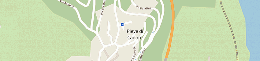 Mappa della impresa onoranze funebri de dea di garna l e da col g a PIEVE DI CADORE