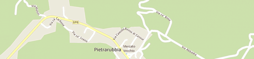 Mappa della impresa melini srl a PIETRARUBBIA
