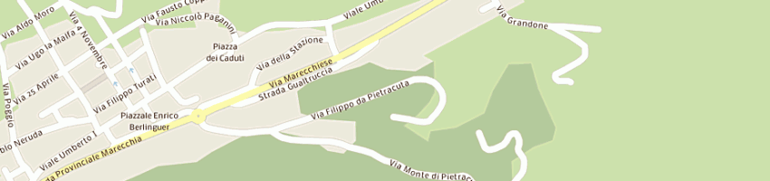 Mappa della impresa autotrasporti ugulini antonio e ugulini paolo snc a SAN LEO