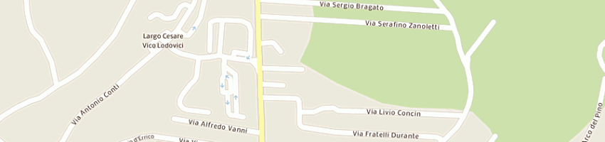 Mappa della impresa the bioshop srl a ROMA