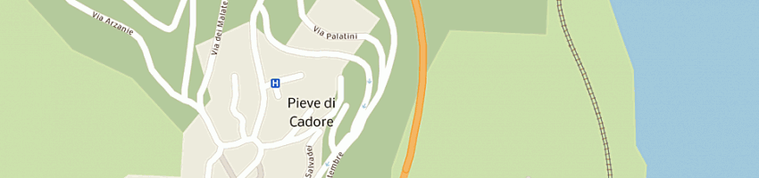 Mappa della impresa industriale elettrica genova gian piero sas di genova pier eugenio e c a PIEVE DI CADORE