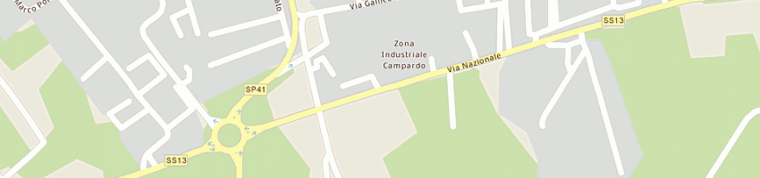 Mappa della impresa tfm meccanica di piccin g e c snc a GODEGA DI SANT URBANO