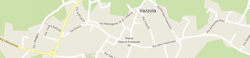 Mappa della impresa berton franco a VAZZOLA
