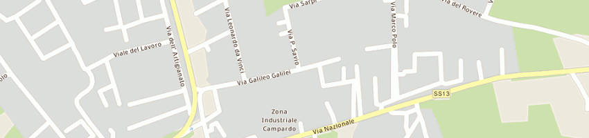 Mappa della impresa pagotto dino a GODEGA DI SANT URBANO