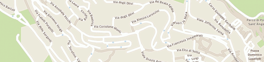 Mappa della impresa alunni giuseppe a PERUGIA
