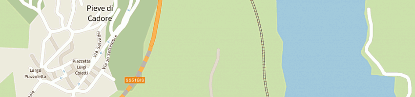 Mappa della impresa bertolini andrea a PIEVE DI CADORE