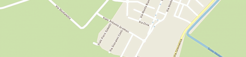 Mappa della impresa montanari roberto a CESENATICO