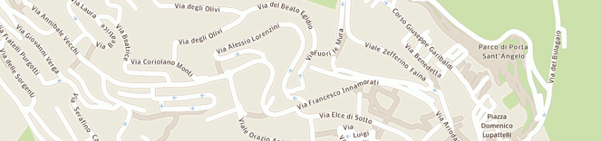 Mappa della impresa frizz sas di ceccarelli s e c a PERUGIA