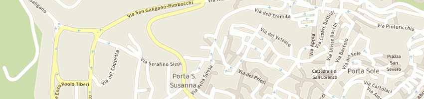 Mappa della impresa signorini bruno a PERUGIA