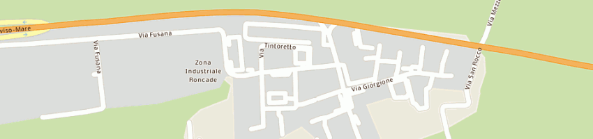 Mappa della impresa circolo culturale ricreativo new age a RONCADE