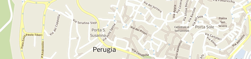Mappa della impresa istituto suore s filippo neri a PERUGIA