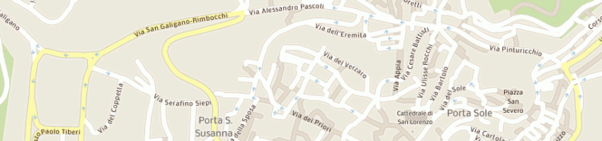 Mappa della impresa carloni carlo a PERUGIA