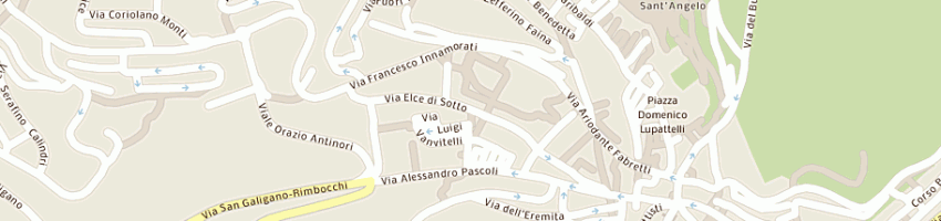 Mappa della impresa bar rubbagalline a PERUGIA