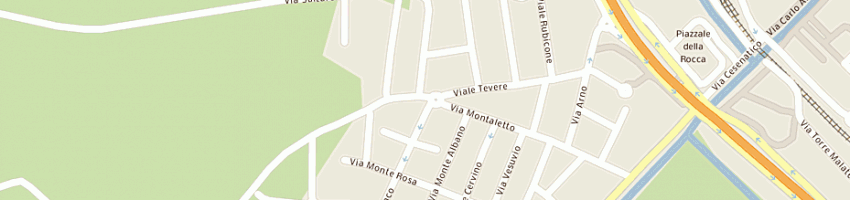 Mappa della impresa scuole a CESENATICO