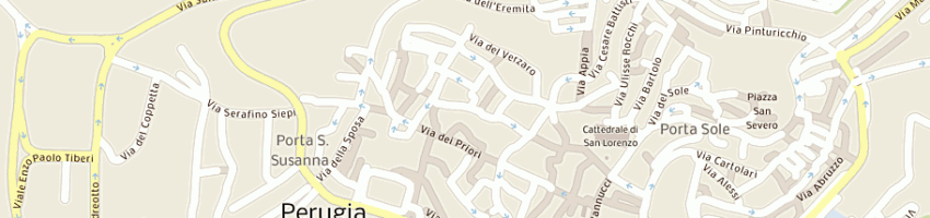 Mappa della impresa confraternita del sssepolcro e delle cinque piaghe a PERUGIA