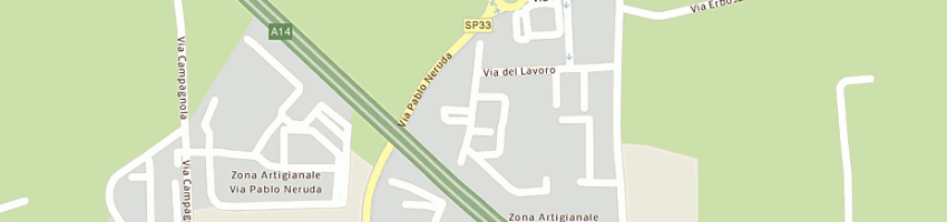 Mappa della impresa orlandi srl a GATTEO