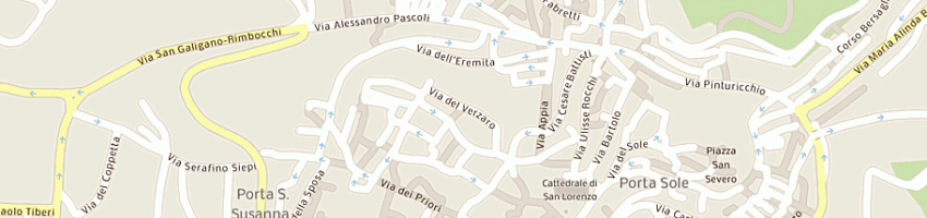 Mappa della impresa fondazione teatro stabile dell'umbria a PERUGIA