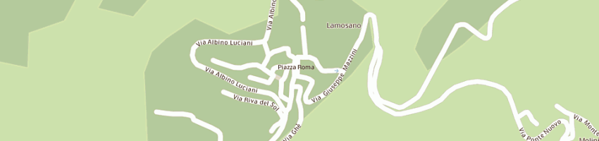 Mappa della impresa cooperativa di consumo di lamosano a CHIES D ALPAGO