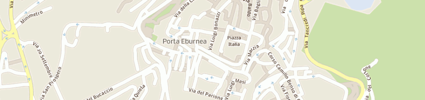 Mappa della impresa alberghi albergo brufani a PERUGIA