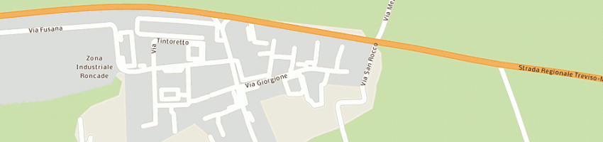 Mappa della impresa meneghel di meneghel gianni e c (sas) a RONCADE