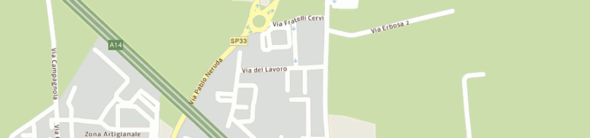 Mappa della impresa m d sas di marengo maura e c a GATTEO