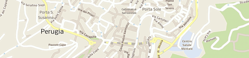 Mappa della impresa arte antica - bruschelli a PERUGIA
