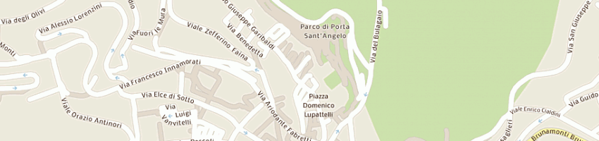 Mappa della impresa bicini massimo a PERUGIA